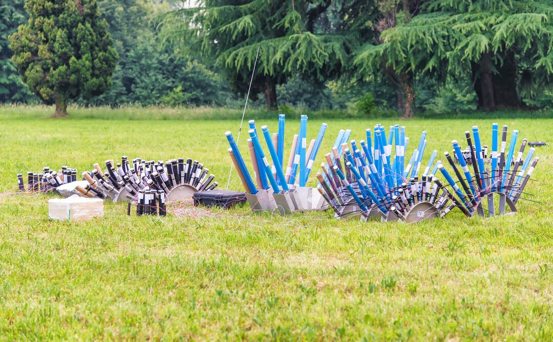 Le périmètre de sécurité lors d’un feu d’artifice